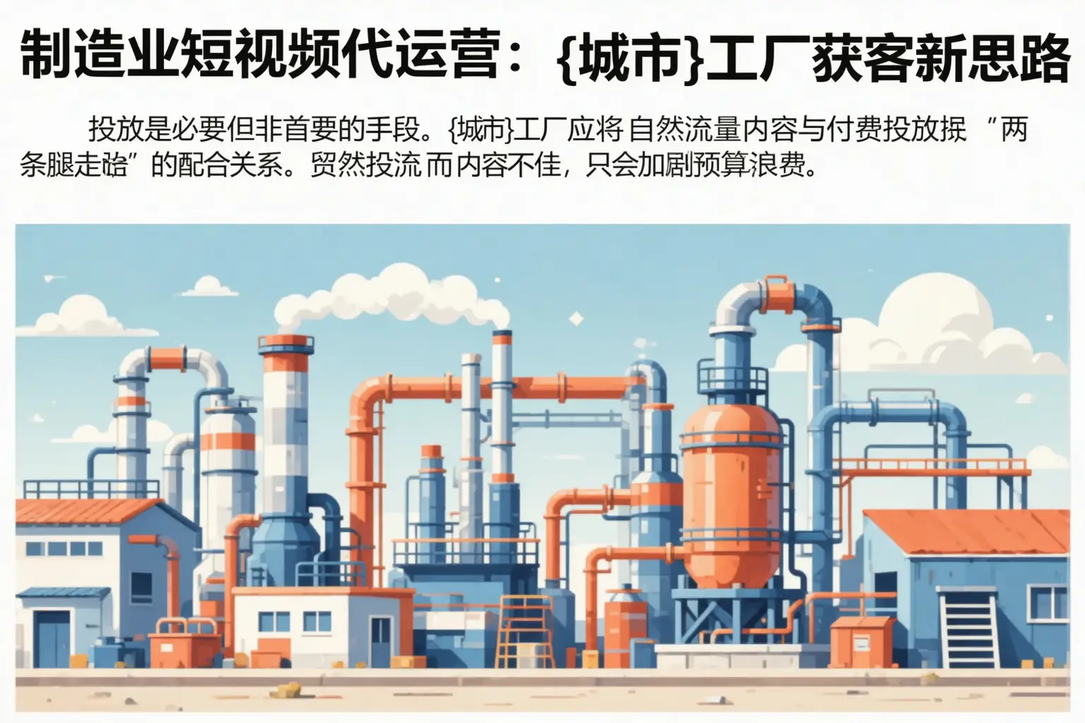 制造业短视频代运营：佛山工厂获客新思路