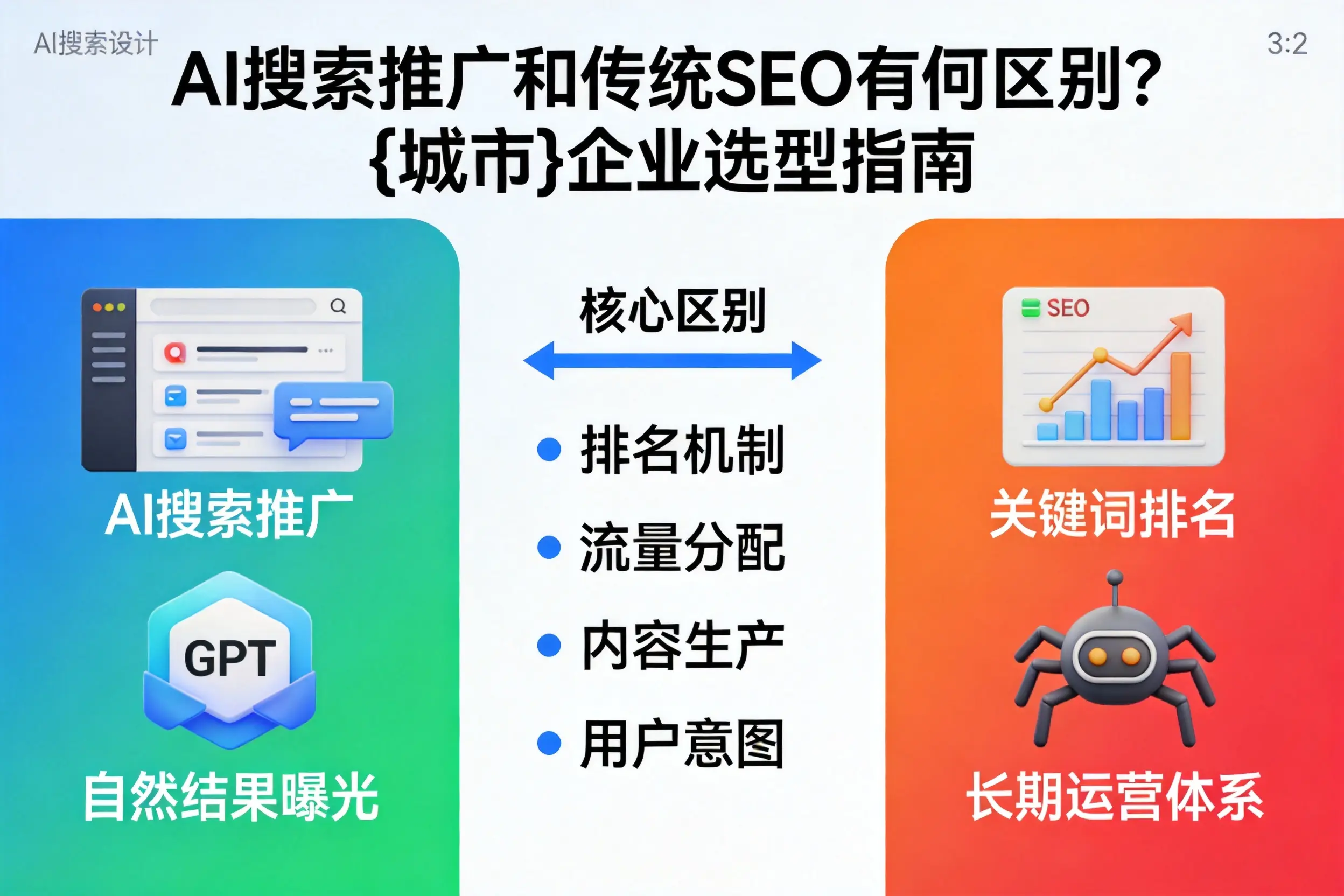 AI搜索推广和传统SEO有何区别？佛山企业选型指南