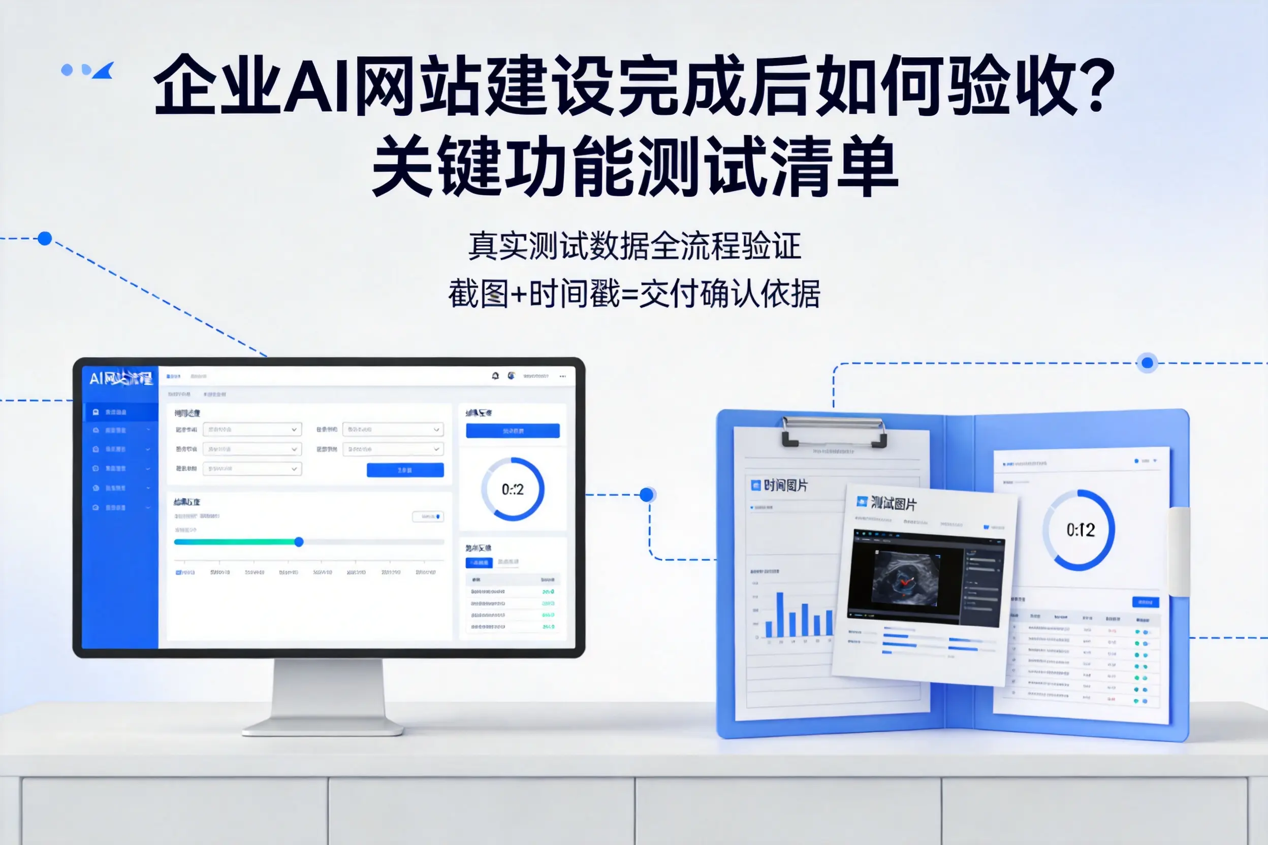 佛山企业AI网站建设完成后如何验收？关键功能测试清单
