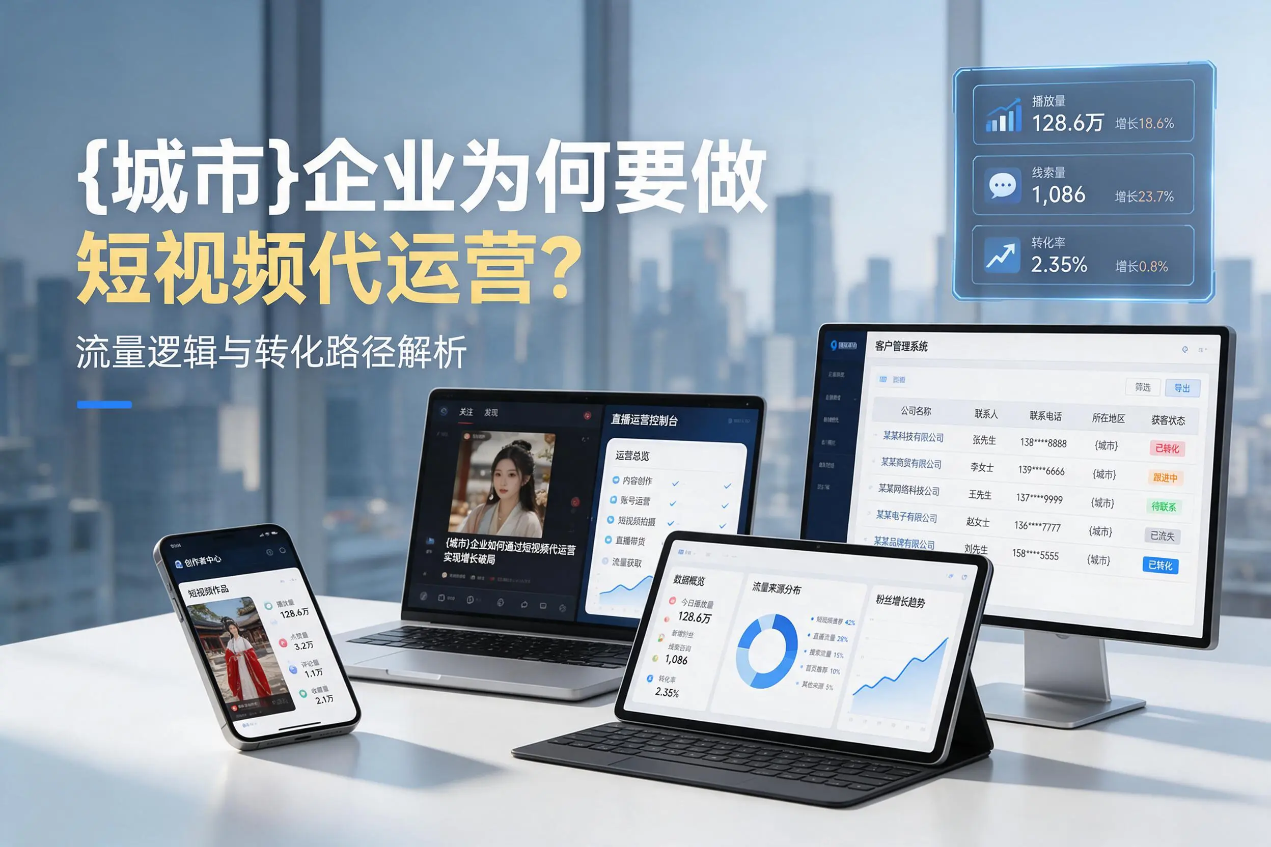 佛山企业为何要做短视频代运营?流量逻辑与转化路径解析