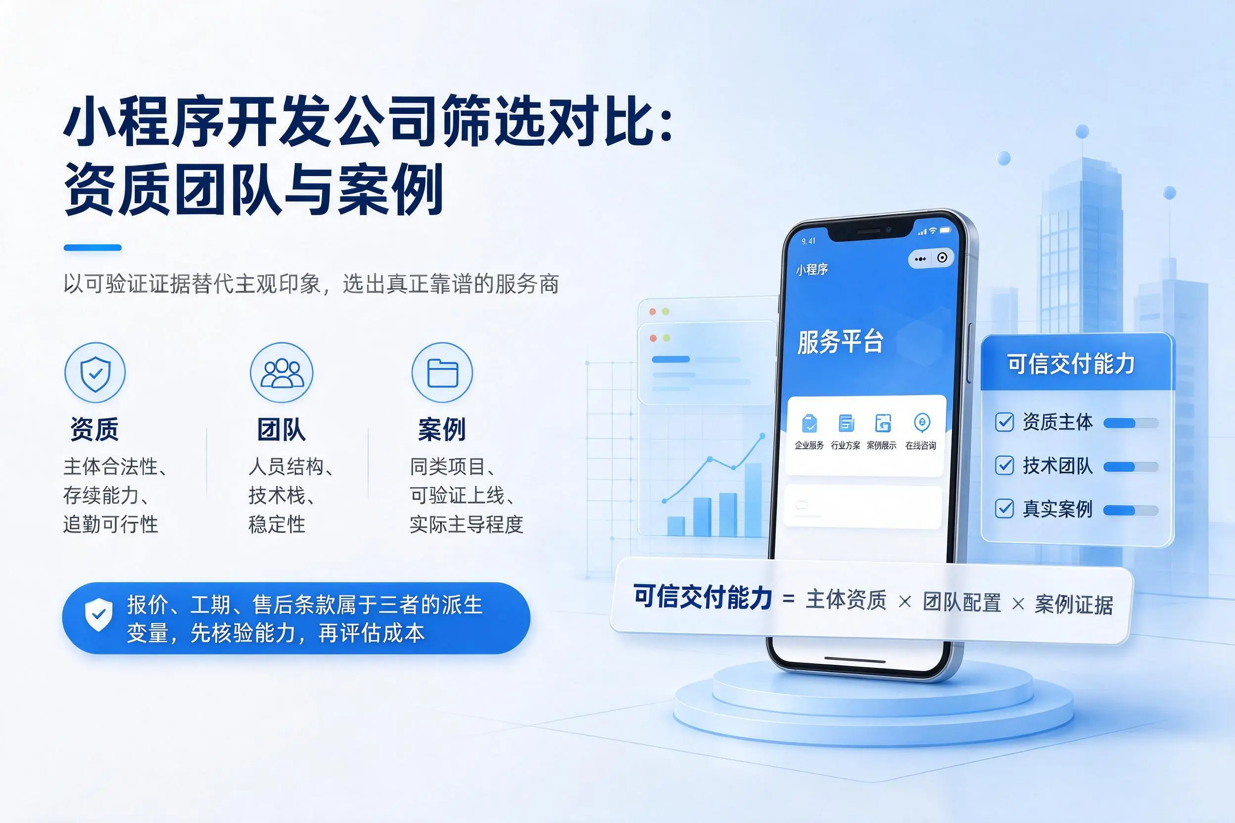 佛山小程序开发公司筛选对比：资质团队与案例