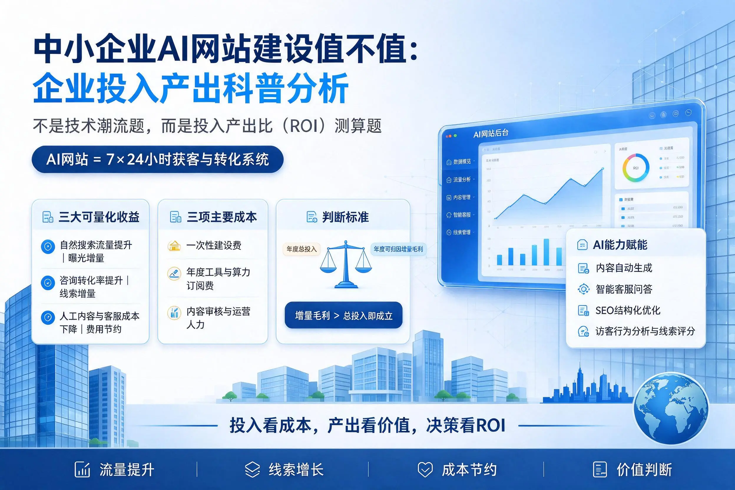 中小企业AI网站建设值不值：佛山企业投入产出科普分析