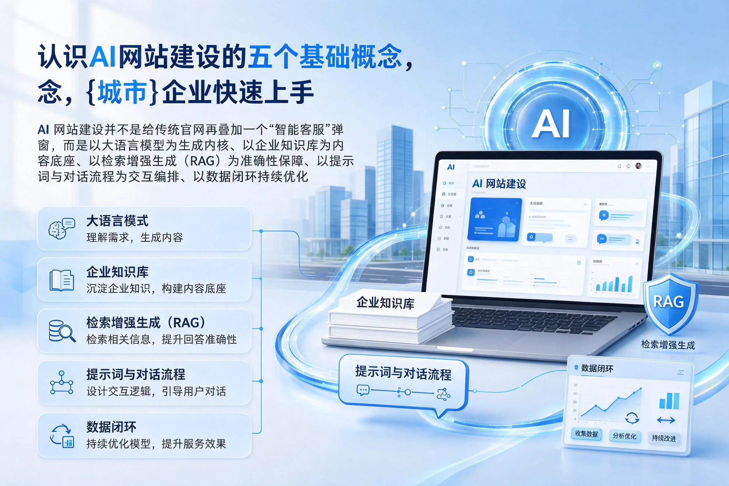 认识AI网站建设的五个基础概念，佛山企业快速上手