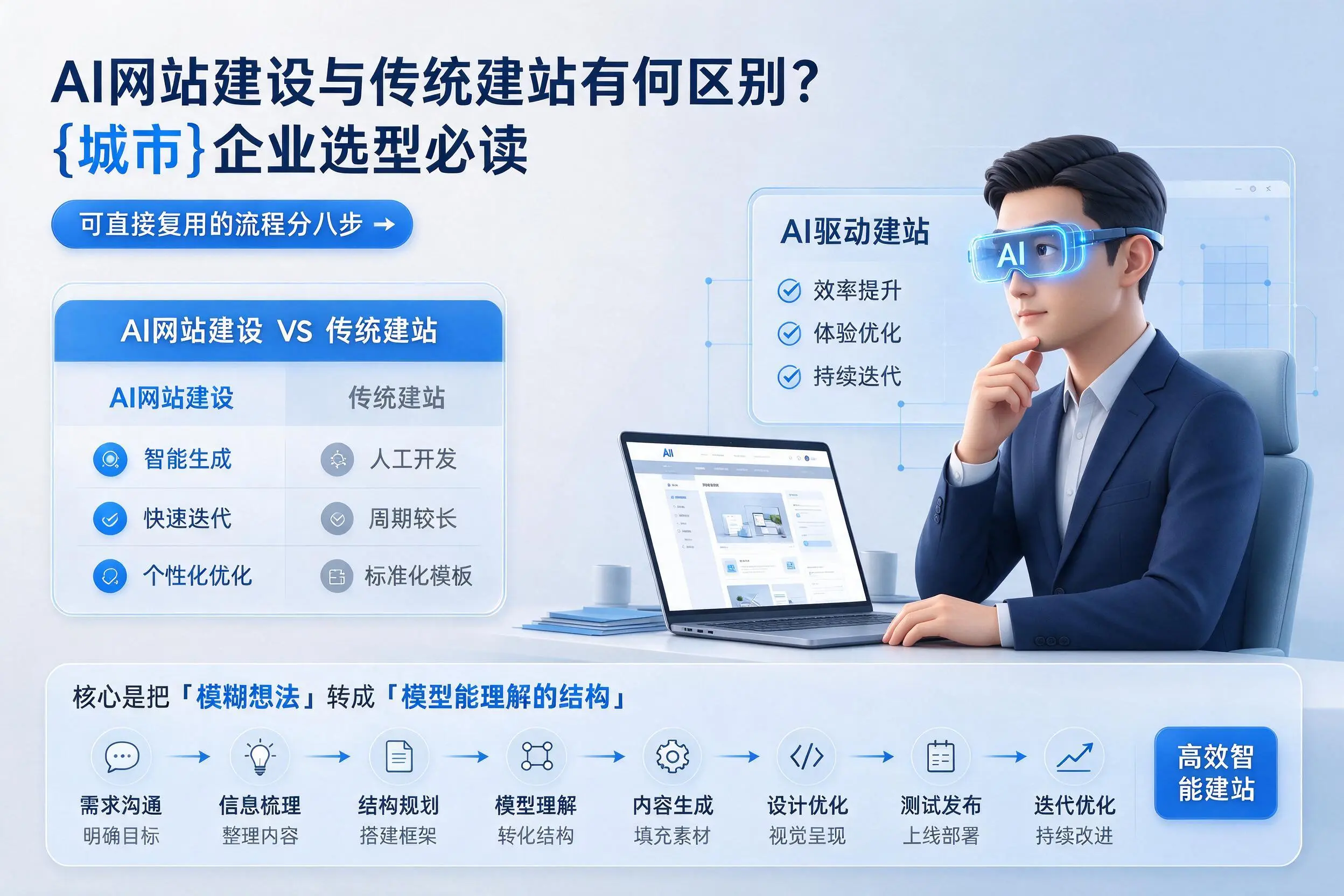 AI网站建设与传统建站有何区别?佛山企业选型必读