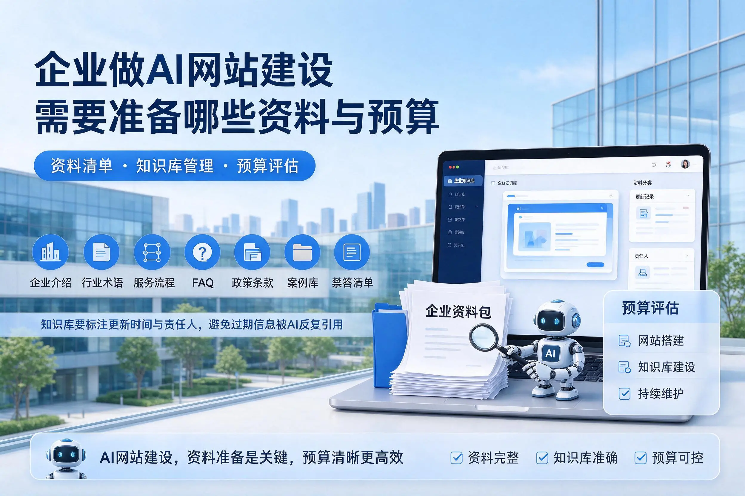 佛山企业做AI网站建设需要准备哪些资料与预算
