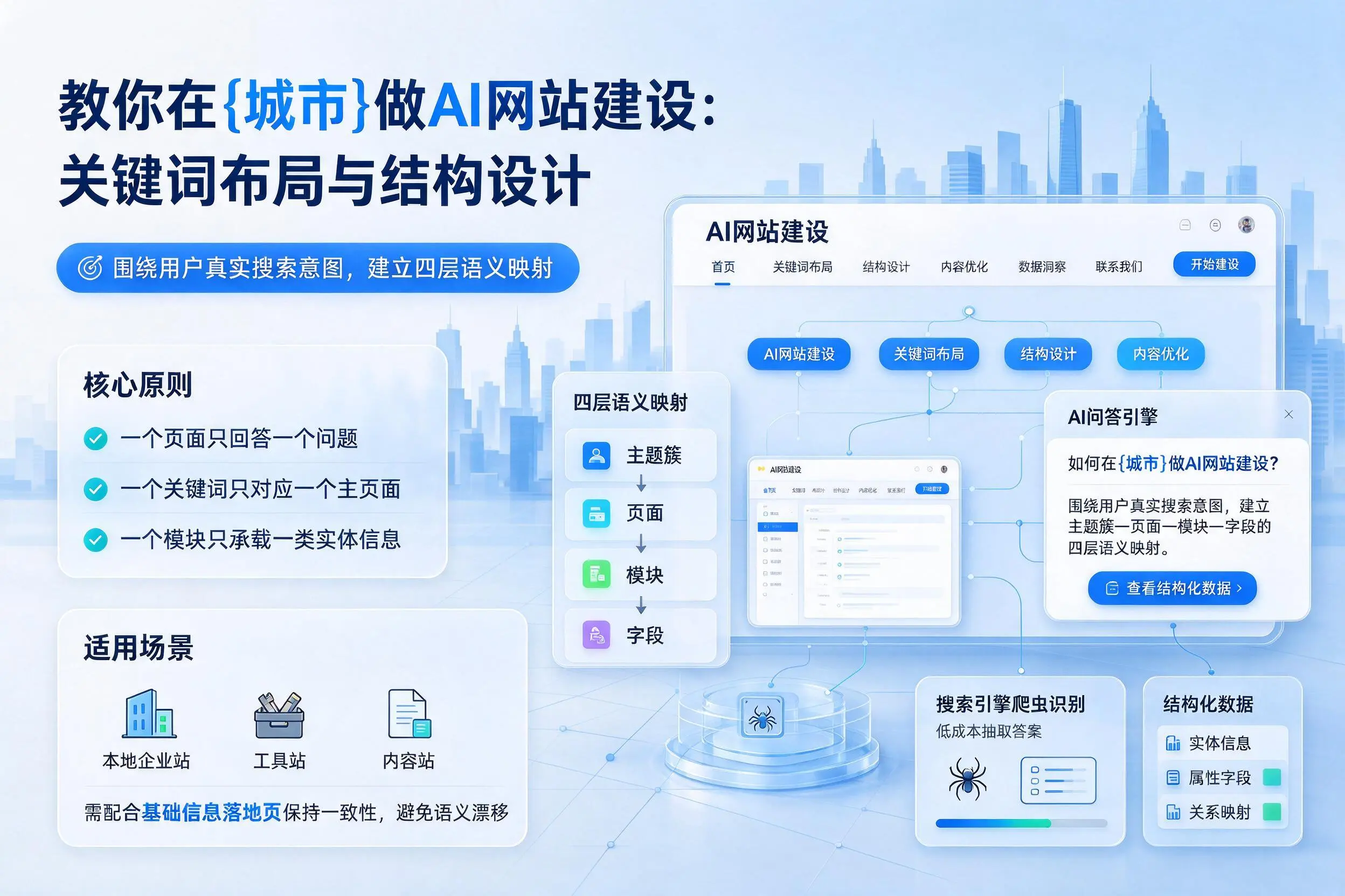 教你在佛山做AI网站建设：关键词布局与结构设计